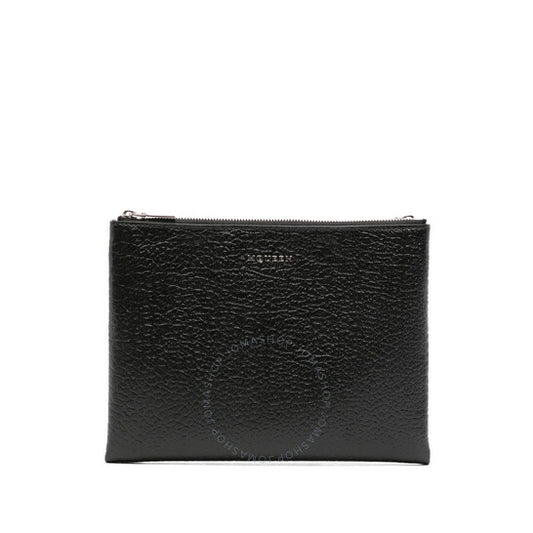 Alexander Mcqueen, Black / Silver Ladies Cross Bar Clutch