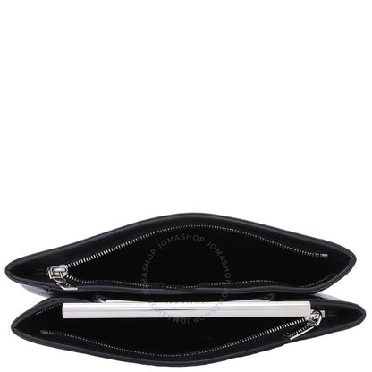 Alexander Mcqueen, Black/Silver Ladies T-bar Clutch