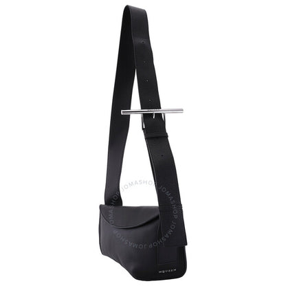 Alexander Mcqueen, Black/Silver Ladies T-bar Sling Bag