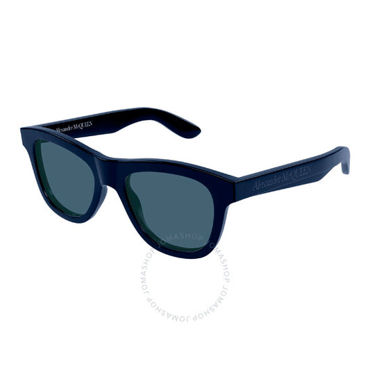 Alexander Mcqueen, Blue Square Men's Sunglasses