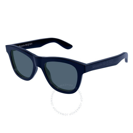 Alexander Mcqueen, Blue Square Men's Sunglasses