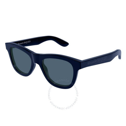 Alexander Mcqueen, Blue Square Men's Sunglasses