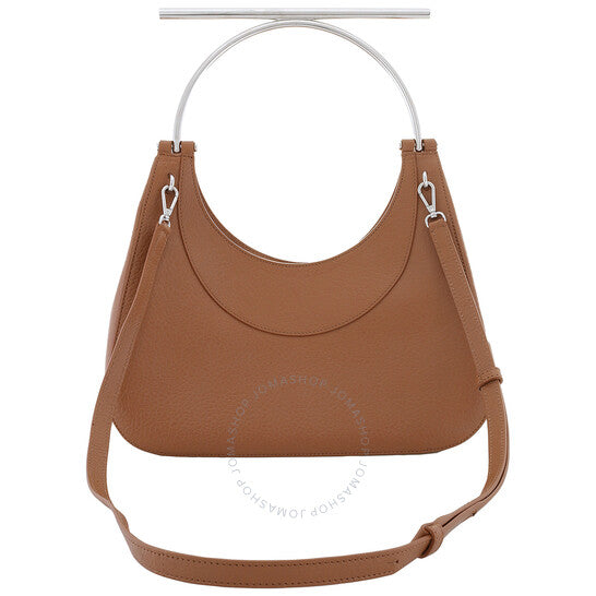 Alexander Mcqueen, Ladies Pecan / Silver T-Bar Bag