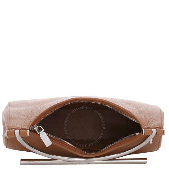 Alexander Mcqueen, Ladies Pecan / Silver T-Bar Bag