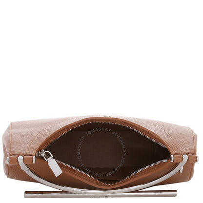 Alexander Mcqueen, Ladies Pecan / Silver T-Bar Bag