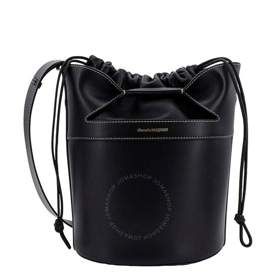 Alexander Mcqueen, Logo-Stamp Leather Bucket Bag