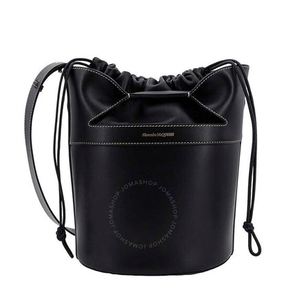 Alexander Mcqueen, Logo-Stamp Leather Bucket Bag