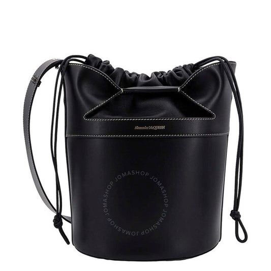 Alexander Mcqueen, Logo-Stamp Leather Bucket Bag