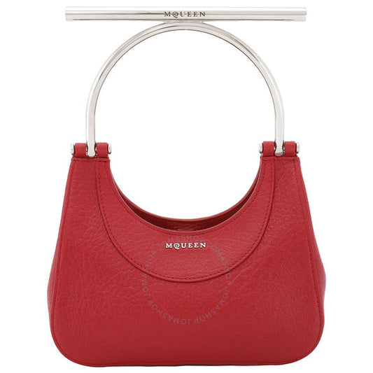 Alexander Mcqueen, Red/Silver Ladies Mini T-bar Bag