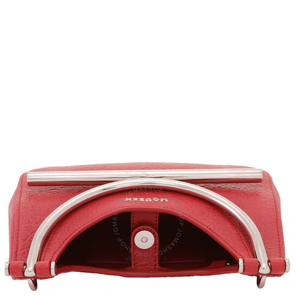 Alexander Mcqueen, Red/Silver Ladies Mini T-bar Bag