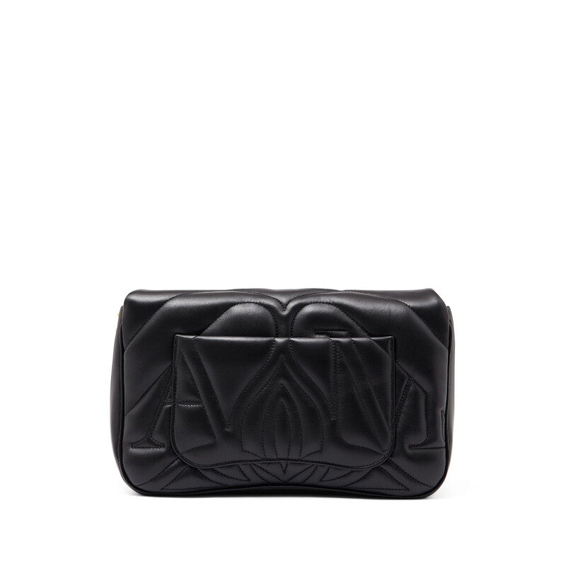 The Seal Lambskin Bag In Black
