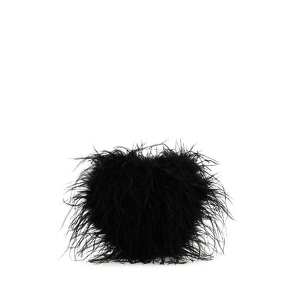 Black Feathers Clutch