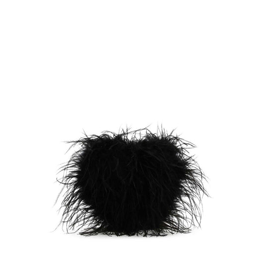 Black Feathers Clutch