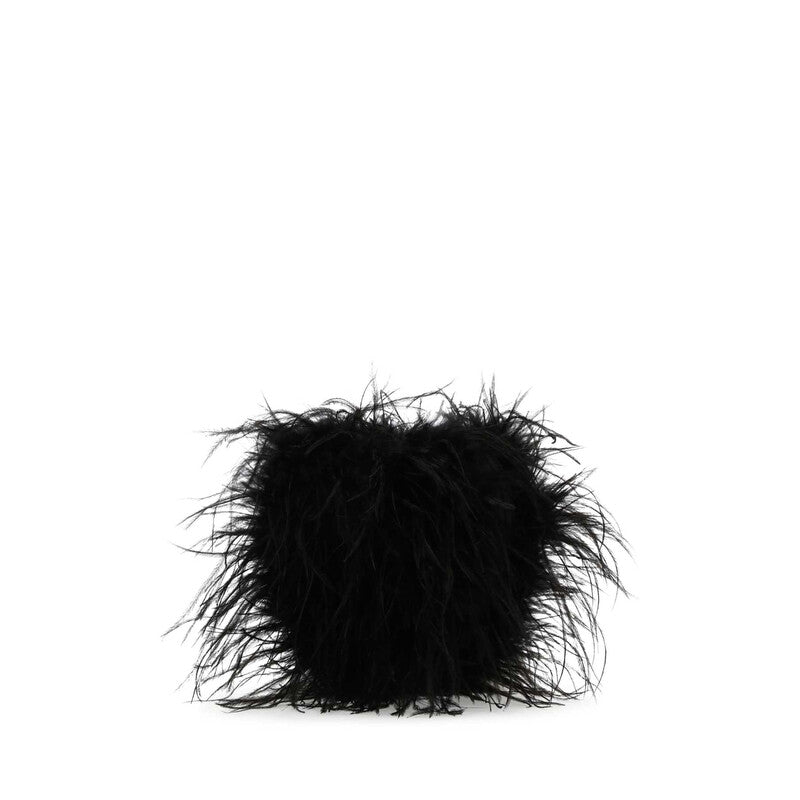 Black Feathers Clutch