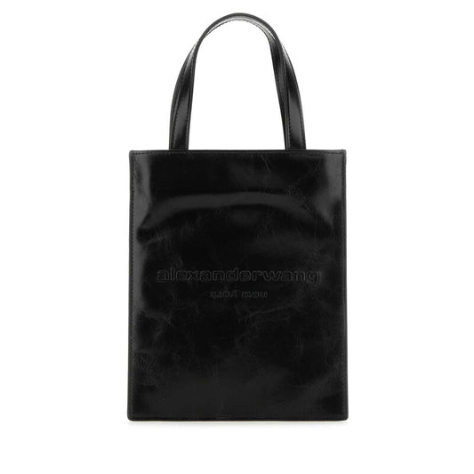 Black Leather Small Pinch Handbag