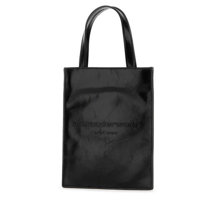 Black Leather Small Pinch Handbag