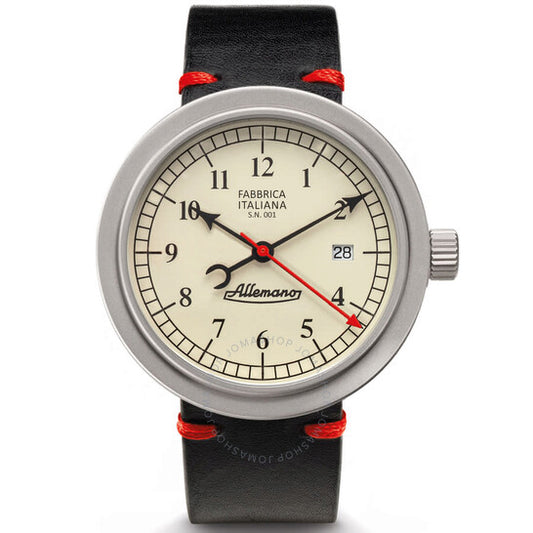 Allemano, 1919 Automatic White Dial Men's Watch