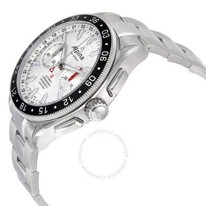 Alpina, Alpiner 4 Chronograph Silver Sunray Dial Men's Watch