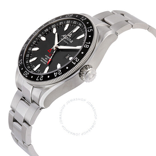 Alpina, Alpiner 4 GMT Automatic Black Dial Men's Watch