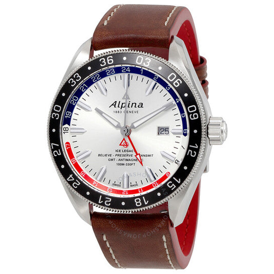 Alpina, Alpiner 4 GMT Automatic Silver Dial Men's Watch 550SRN5AQ6