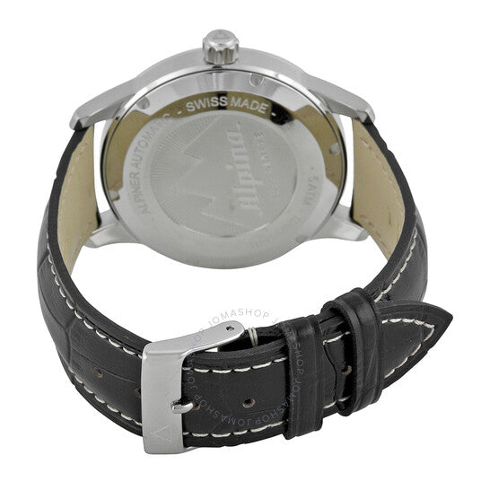 Alpina, Alpiner Automatic Silver Dial Black Leather Men's Watch