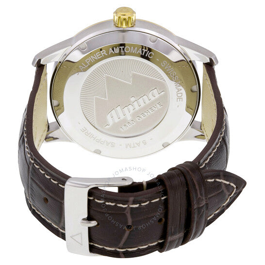 Alpina, Alpiner Automatic Silver Dial Brown Leather Men's Watch