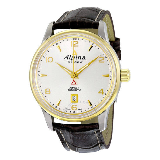 Alpina, Alpiner Automatic Silver Dial Brown Leather Men's Watch