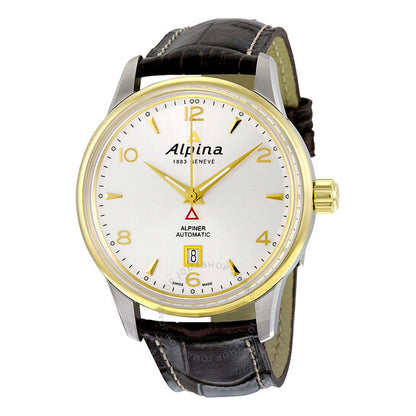 Alpina, Alpiner Automatic Silver Dial Brown Leather Men's Watch