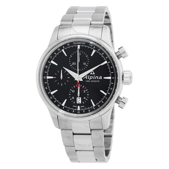 Alpina, Alpiner Chronograph Automatic Black Dial Steel Men's Watch