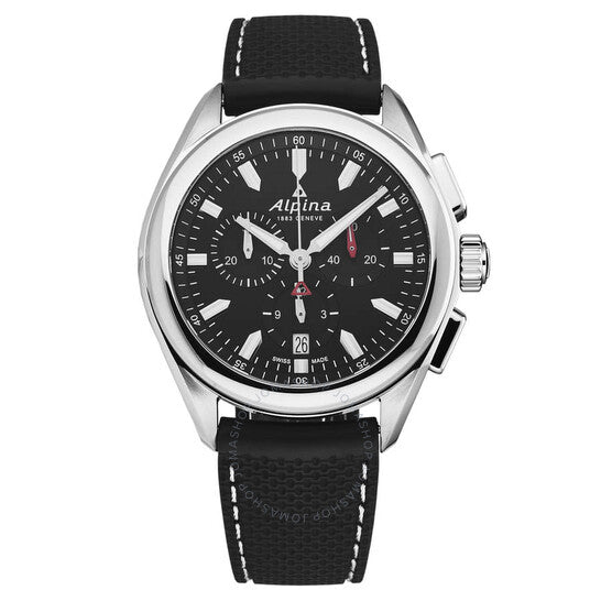 Alpina, Alpiner Chronograph Quartz Black Dial Men's Watch