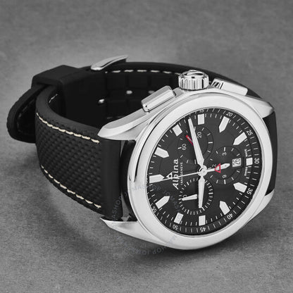 Alpina, Alpiner Chronograph Quartz Black Dial Men's Watch