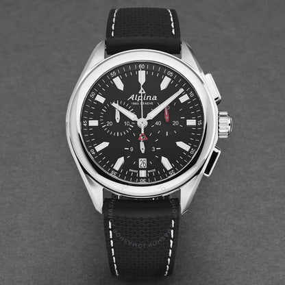 Alpina, Alpiner Chronograph Quartz Black Dial Men's Watch