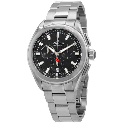 Alpina, Alpiner Chronograph Quartz Black Dial Men's Watch