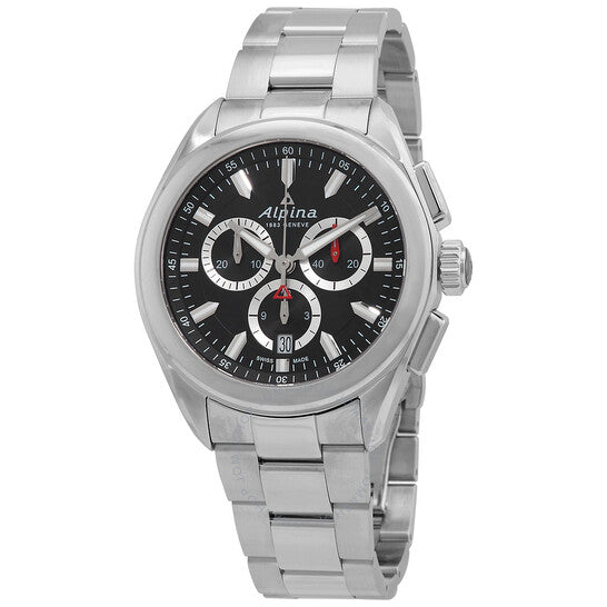 Alpina, Alpiner Chronograph Quartz Black Dial Men's Watch