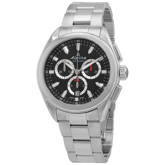 Alpina, Alpiner Chronograph Quartz Black Dial Men's Watch
