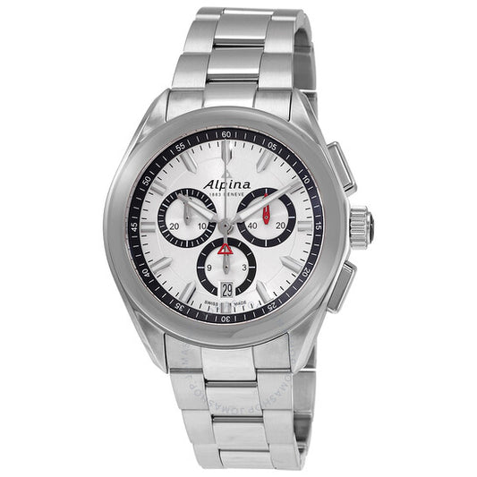 Alpina, Alpiner Chronograph Quartz Silver Dial Men's Watch