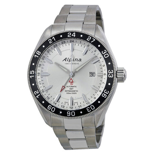 Alpina, Alpiner GMT 4 Automatic Silver Dial Steel Men's Watch