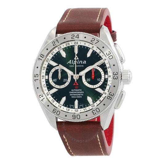 Alpina, Alpiner4 Chronograph Automatic Green Dial Men's Watch