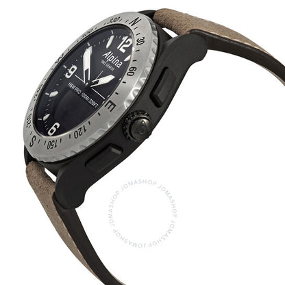 Alpina, AlpinerX Alarm Quartz Analog-Digital Black Dial Men's Watch