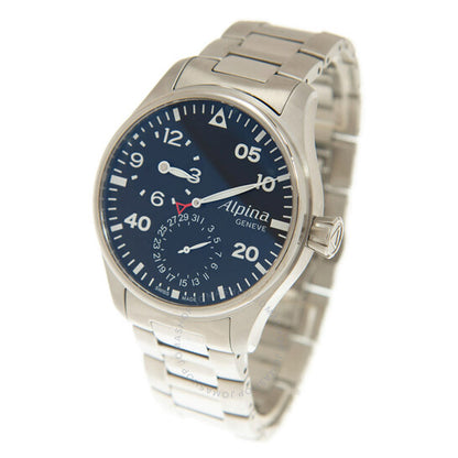 Alpina, Automatic Black Dial Black Leather Men's Watch