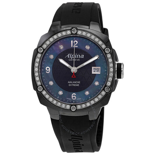 Alpina, Avalanche Extreme Black Dial Ladies Watch 240MPBD3FBAEDC6