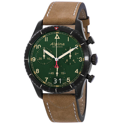 Alpina, Chronograph Quartz Green Dial Men's Watch