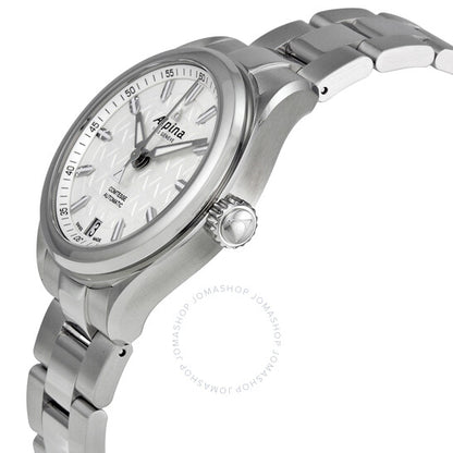 Alpina, Comtesse Automatic Guilloche Dial Stainless Steel Ladies Watch