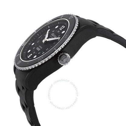 Alpina, Horological Smartwatch Alarm Black Dial Ladies Watch