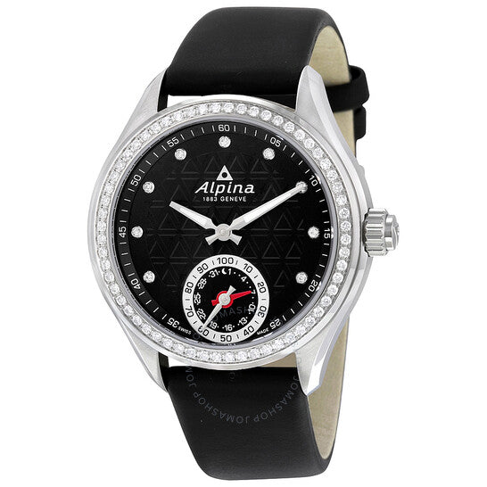 Alpina, Horological Smartwatch Black Dial Ladies Watch