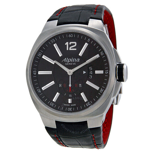 Alpina, Racing Level 5 Automatic Black Dial Black Leather Men's Watch AL535AB5AR26