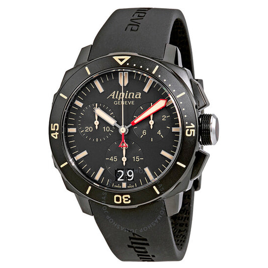Alpina, Seastrong Diver 300 Chronograph Men's Watch 372LBBG4FBV6