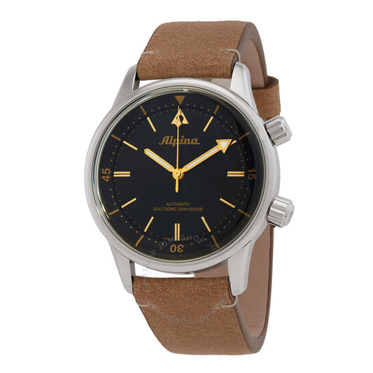 Alpina, Seastrong Diver 3000 Automatic Black Dial Men's Watch