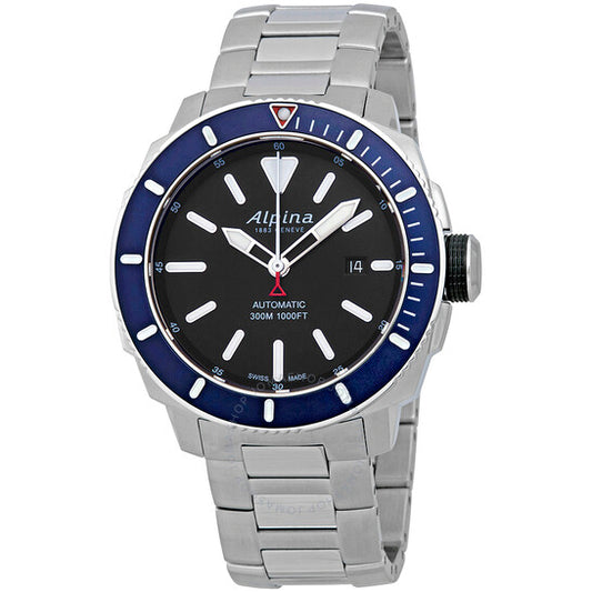 Alpina, Seastrong Diver Automatic Black Dial Men's Watch
