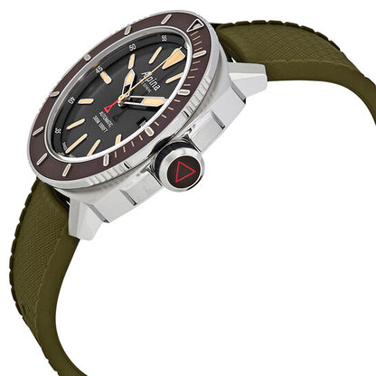 Alpina, Seastrong Diver Automatic Green Rubber Men's Watch